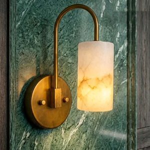 Marble Cylinder Wall Sconce — Faina Enterprises