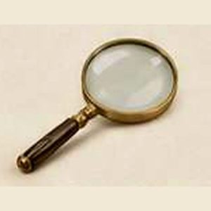 Desk Magnifying Glass with Wooden Handle