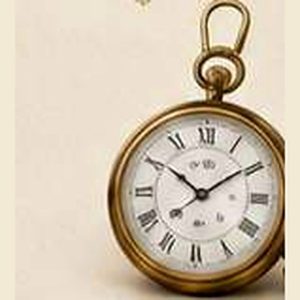 Open-Face Brass Pocket Watch
