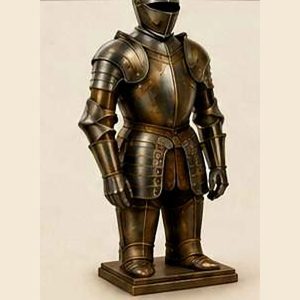Full Suit of Medieval Armor with Stand