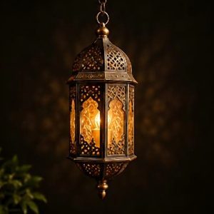 Hanging Iron Garden Lantern