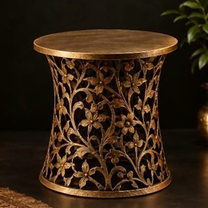 Lattice Iron Side Table