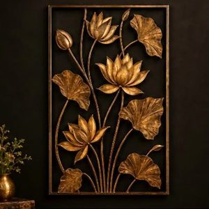 Lotus Iron Wall Panel