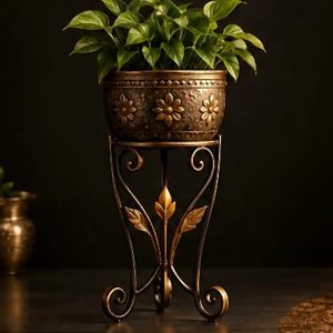 Tiered Iron Planter Stand