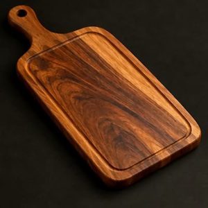 Carved Edge Wooden Cutting Board