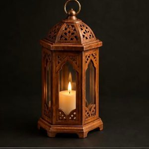 Wooden Candle Lantern